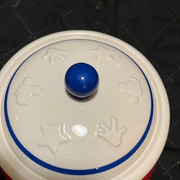 Vintage Disney Mickey and Minnie Mouse Ceramic Cookie Jar - Picture 7 of 8